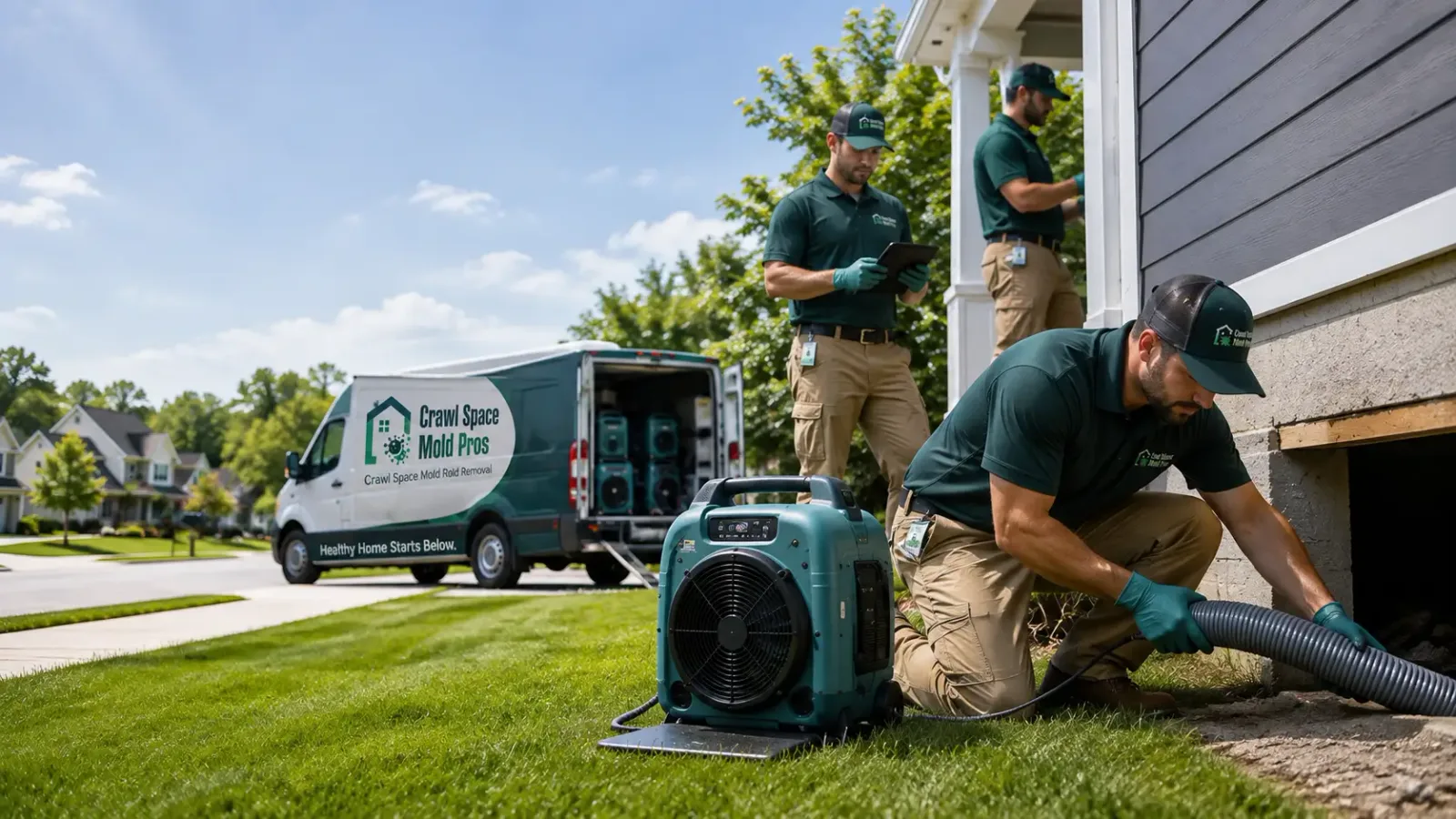 Crawl Space Mold Removal in Morristown, MN